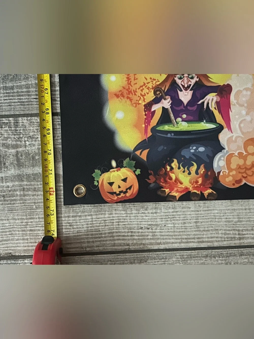 2ct Halloween It’s October Witches & Trick or Treat Banners In/Outdoor Decor 72”